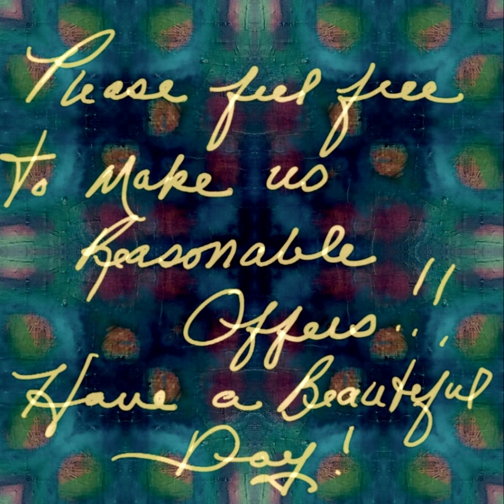 We ❤️ 😍 💖 LOVE Reasonble Offers ❤️